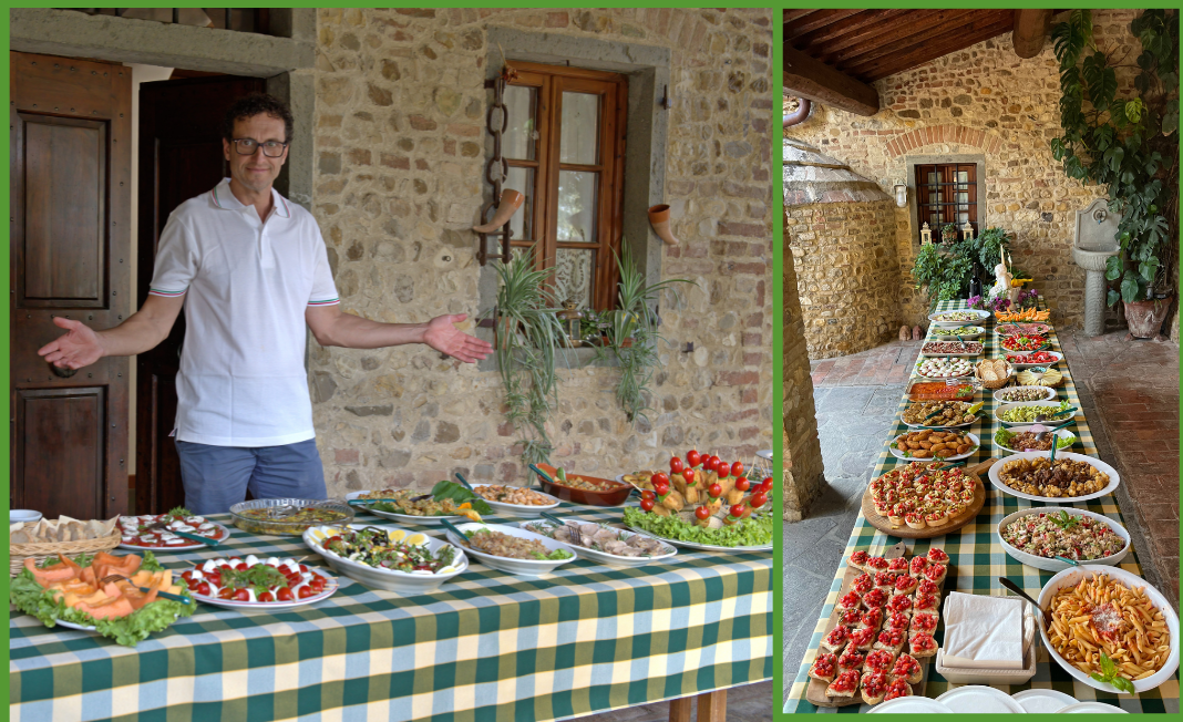 The welcome buffet on Saturday upon your arrival!